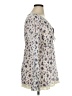 Decree 100% Cotton Ivory Long Sleeve Blouse Size XL - photo 4
