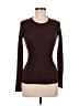 Splendid Brown Long Sleeve T-Shirt Size M - photo 1