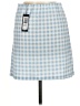 Vero Moda Checkered-gingham Blue Casual Skirt Size M - photo 2
