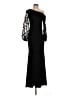 Xscape 100% Polyester Black Cocktail Dress Size 4 - photo 1