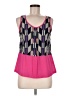 Pixley 100% Rayon Pink Sleeveless Blouse Size M - photo 1