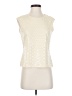 Petite Sophisticate Ivory Sleeveless Blouse Size S - photo 1