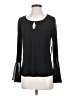 Perseption Concept Black Long Sleeve Blouse Size S - photo 1