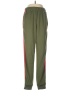Adidas 100% Polyester Color Block Green Track Pants Size M - photo 1