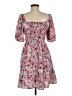 First Love 100% Polyester Floral Pink Casual Dress Size M - photo 2