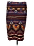 Lularoe Print Brown Casual Skirt Size M - photo 1