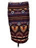 Lularoe Print Brown Casual Skirt Size M - photo 2