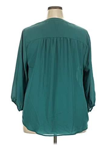 Torrid 3/4 Sleeve Blouse (view 2)