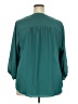 Torrid 100% Polyester Teal 3/4 Sleeve Blouse Size 2X (2) - photo 2