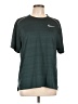 Nike 100% Polyester Green Short Sleeve Top Size L - photo 1