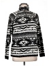 Eddie Bauer 100% Polyester Print Black Turtleneck Sweater Size XL - photo 1