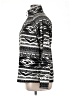 Eddie Bauer 100% Polyester Print Black Turtleneck Sweater Size XL - photo 5