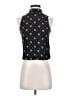 Ecote Print Black Sleeveless Blouse Size S - photo 1
