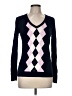 Tommy Hilfiger 100% Pima Cotton Argyle Blue Pullover Sweater Size M - photo 1