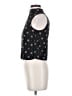 Ecote Print Black Sleeveless Blouse Size S - photo 5