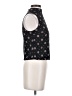 Ecote Print Black Sleeveless Blouse Size S - photo 4