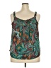 Maurices 100% Rayon Teal Tank Top Size XXL - photo 2