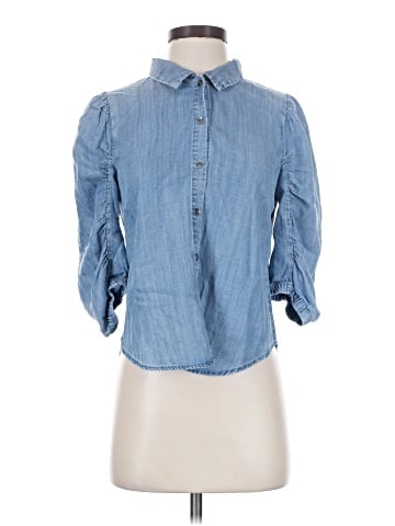 Splendid 3/4 Sleeve Button-Down Shirt (view 1)
