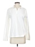 Lands' End 100% Baumwolle Ivory Long Sleeve Blouse Size S - photo 1