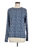 Lands' End 100% Cotton Blue Long Sleeve Blouse Size M (tall) - photo 1