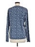 Lands' End 100% Cotton Blue Long Sleeve Blouse Size M (tall) - photo 2