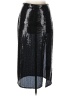 H&M Metallic Black Formal Skirt Size 10 - photo 1