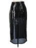 H&M Metallic Black Formal Skirt Size 10 - photo 2
