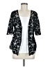 Say What? 100% Cotton Black Kimono Size M - photo 1