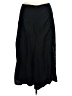 J.Jill 100% Silk Solid Black Silk Skirt Size 16 Petite - photo 2