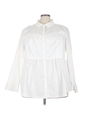 Torrid Long Sleeve Button-Down Shirt (view 1)