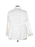 Torrid White Long Sleeve Button-Down Shirt Size 4X Plus (4) - photo 2