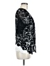 Say What? 100% Cotton Black Kimono Size M - photo 4