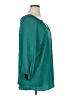 Jones & Co 100% Polyester Teal 3/4 Sleeve Blouse Size 1X - photo 4