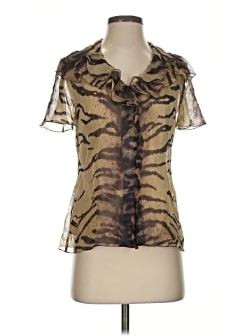 Elie Tahari Short Sleeve Blouse (view 1)