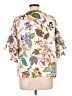 H&M 100% Polyester White 3/4 Sleeve Blouse Size 10 - photo 2