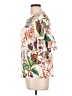 H&M 100% Polyester White 3/4 Sleeve Blouse Size 10 - photo 5
