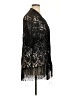 Mauve Black Kimono Size XL - photo 4
