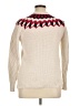 J.Crew Argyle Ivory Pullover Sweater Size M (estimated) - photo 2