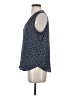 Banana Republic 100% Polyester Blue Sleeveless Blouse Size S - photo 5