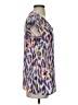 CAbi 100% Polyester Purple Short Sleeve Blouse Size XS - photo 4