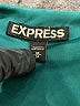 Express 100% Polyester Solid Green Romper Size M - photo 4