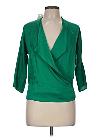 Diane von Furstenberg 3/4 Sleeve Silk Top (view 1)