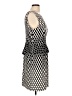 DM Donna Morgan Houndstooth Black Cocktail Dress Size 12 - photo 4