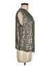 ALLSAINTS Silver Sleeveless Top Size 6 - photo 4