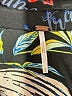 Free People 100% Polyester Floral Black Long Sleeve Blouse Size L - photo 7