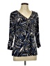 Liz & Co. Blue 3/4 Sleeve Blouse Size L - photo 1
