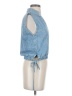 Rag & Bone Blue Sleeveless Button-Down Shirt Size XXS - photo 4