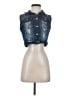 C'est Toi 100% Cotton Blue Denim Vest Size S - photo 1
