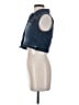 C'est Toi 100% Cotton Blue Denim Vest Size S - photo 5