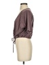 PrAna Brown Short Sleeve Blouse Size XS - photo 5